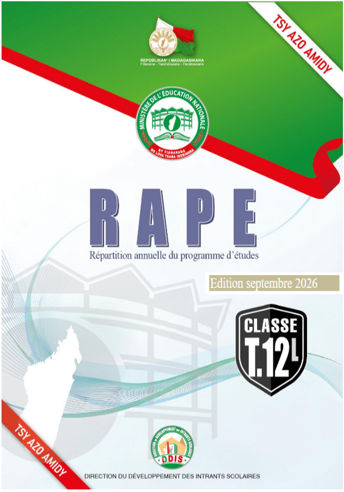 Couverture RAPE T12 L